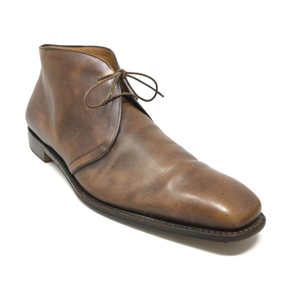 Salvatore Ferragamo Tramezza Chukka Boots Size 12 main image 10